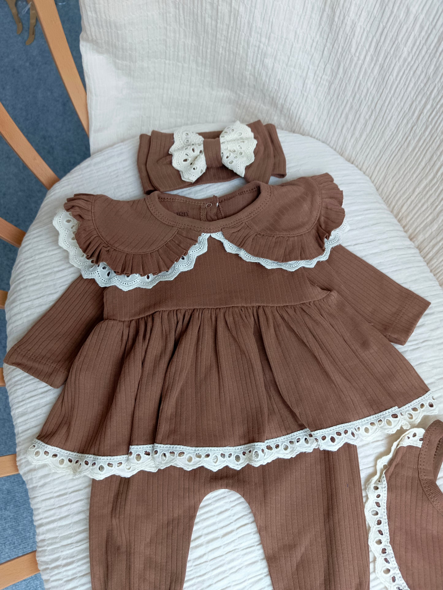 Helen 5li Lüx Hastane Çıkışı Kahverengi
