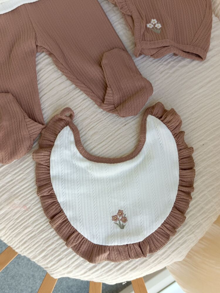 Demet 5li Kız Bebek Hastane Çıkışı Set