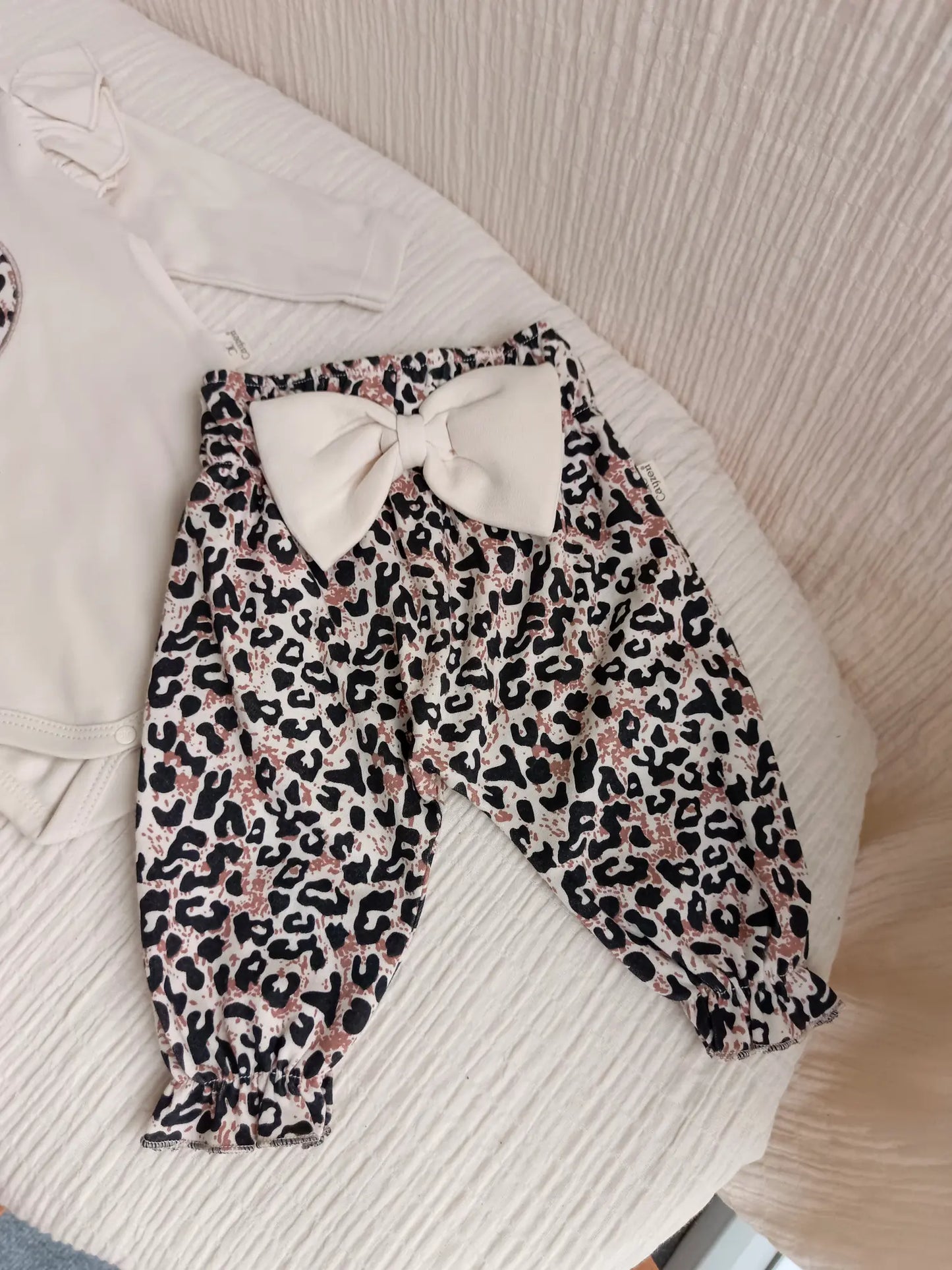 Hope Leoparlı 3lü Krem Takım