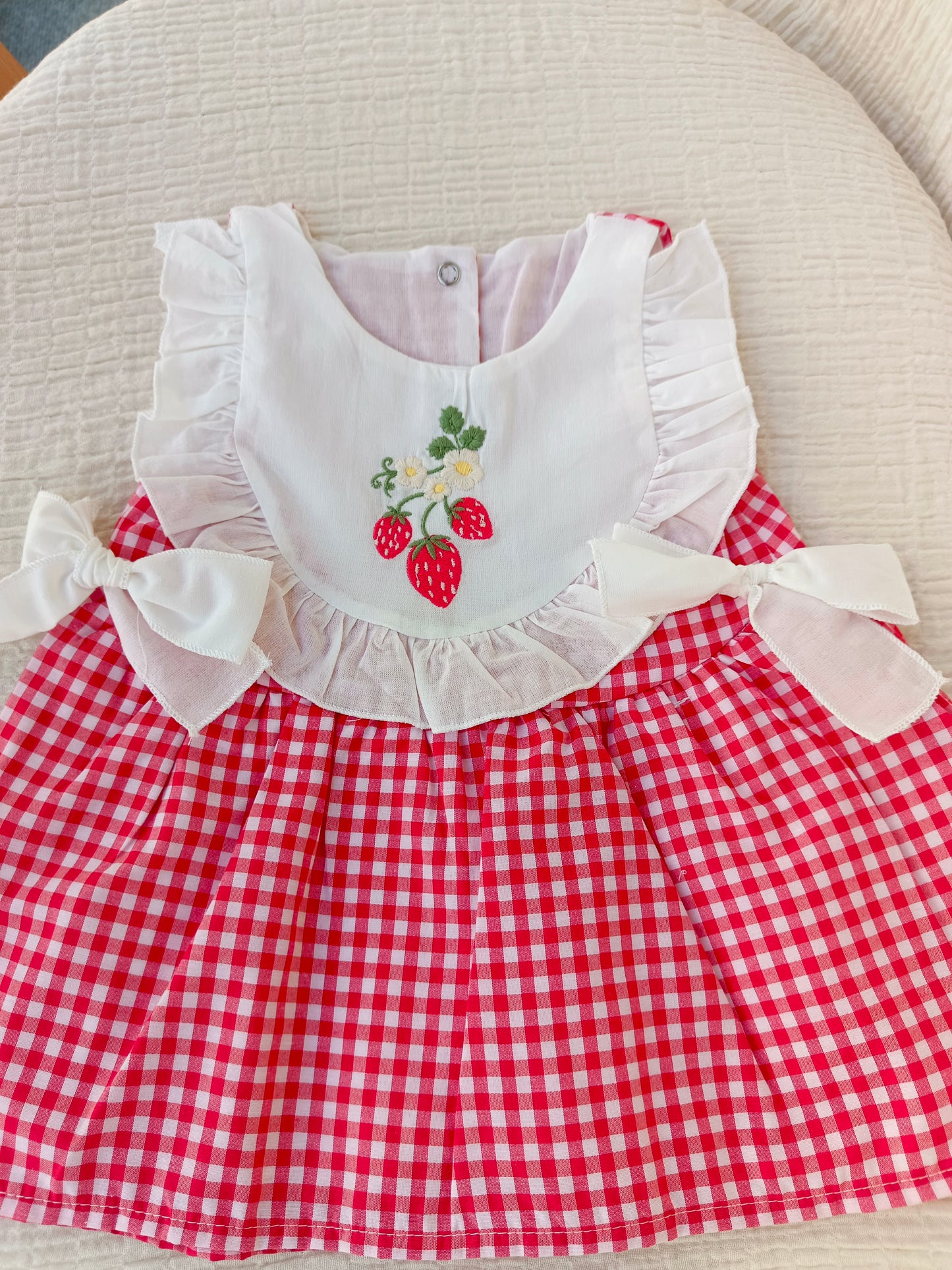 Strawberry Belle Ekoseli Elbise