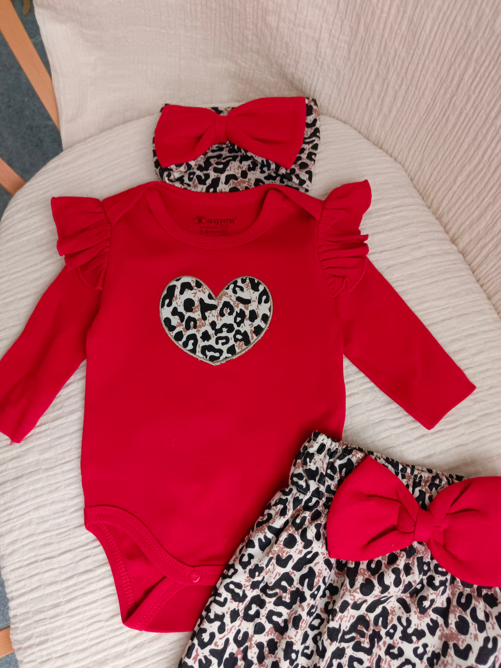 Hope Leoparlı 3'lü Takım Kırmızı