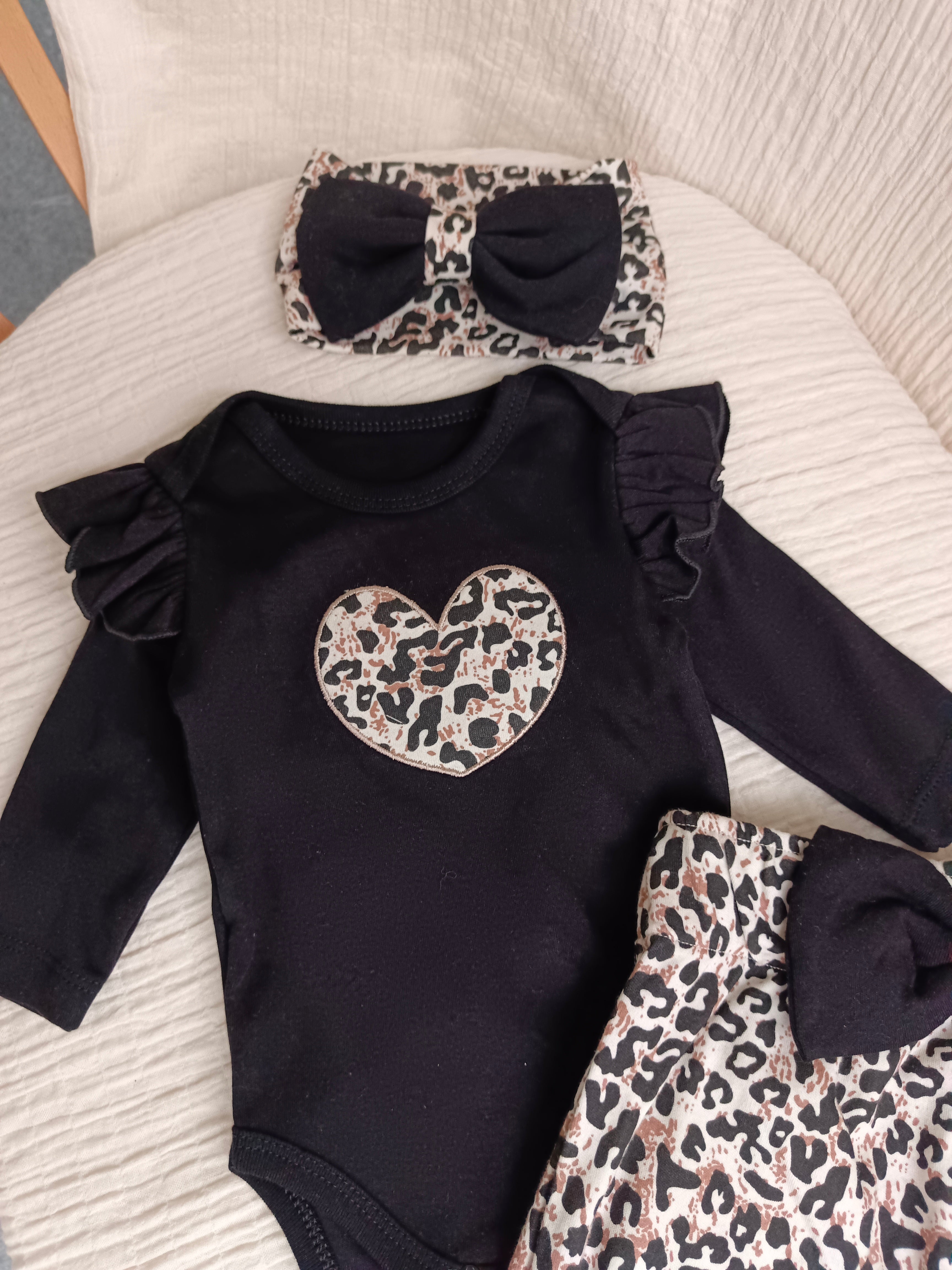 Hope Leoparlı 3'lü Takım Siyah