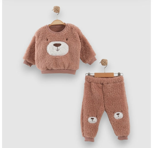 Bear Ayıcık İkili Peluş Takım Kahverengi