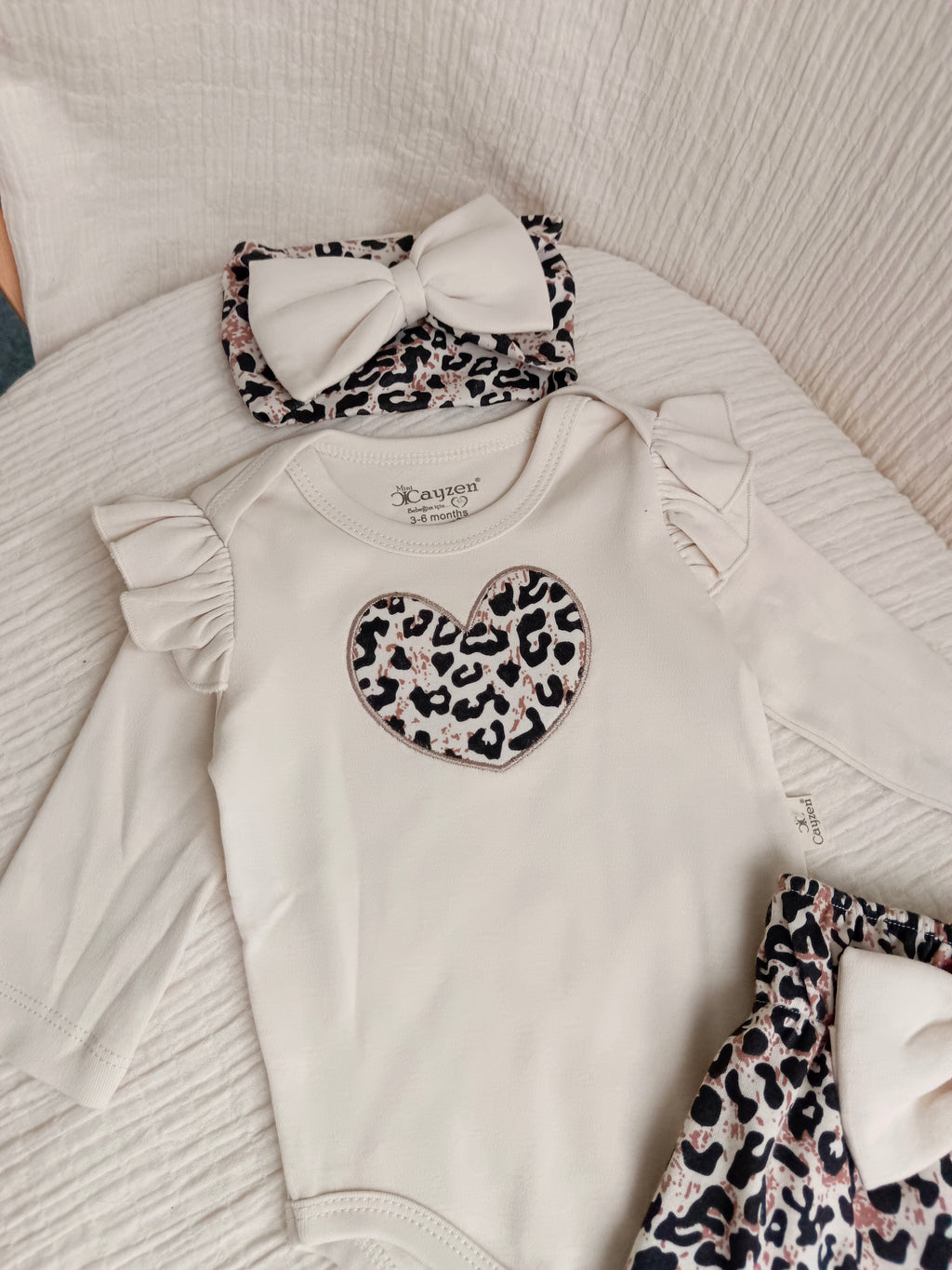 Hope Leoparlı 3'lü Takım Krem