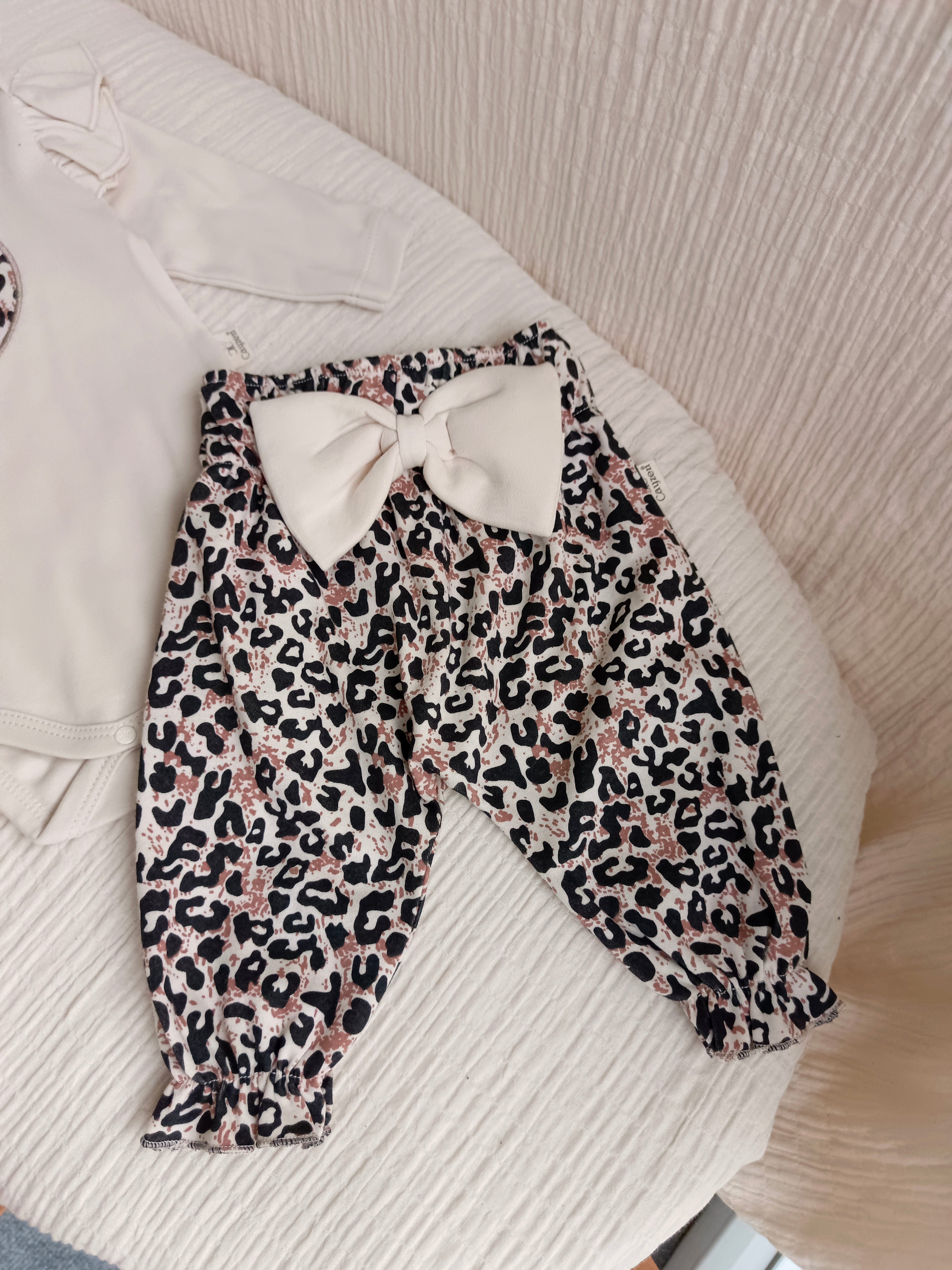 Hope Leoparlı 3'lü Takım Krem