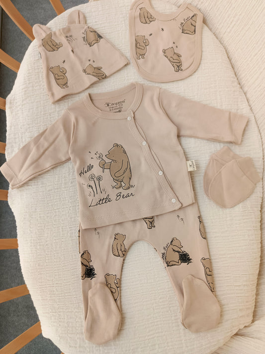 Little Bear Organik 5'li Hastane Çıkışı Set