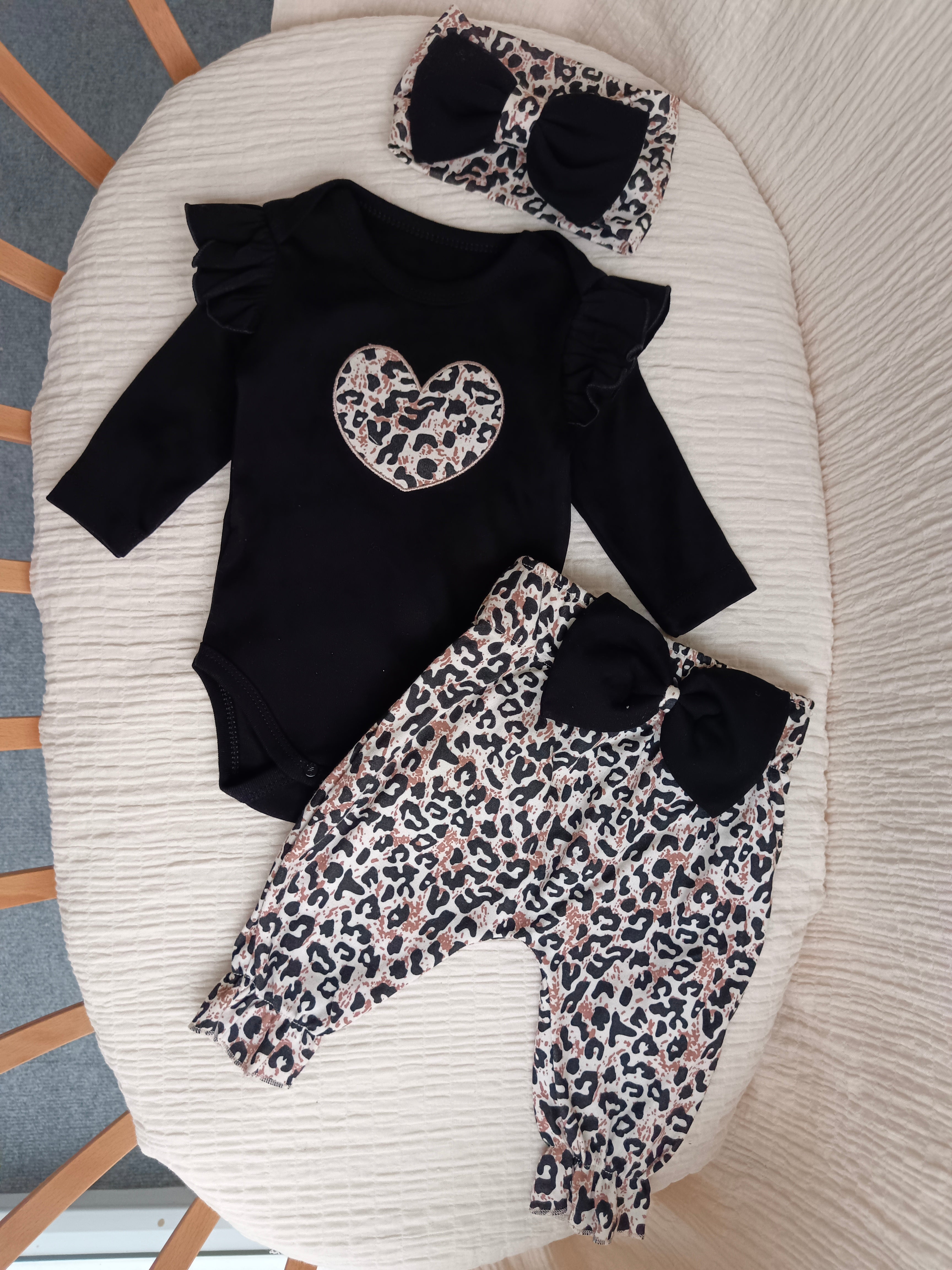 Hope Leoparlı 3'lü Takım Siyah
