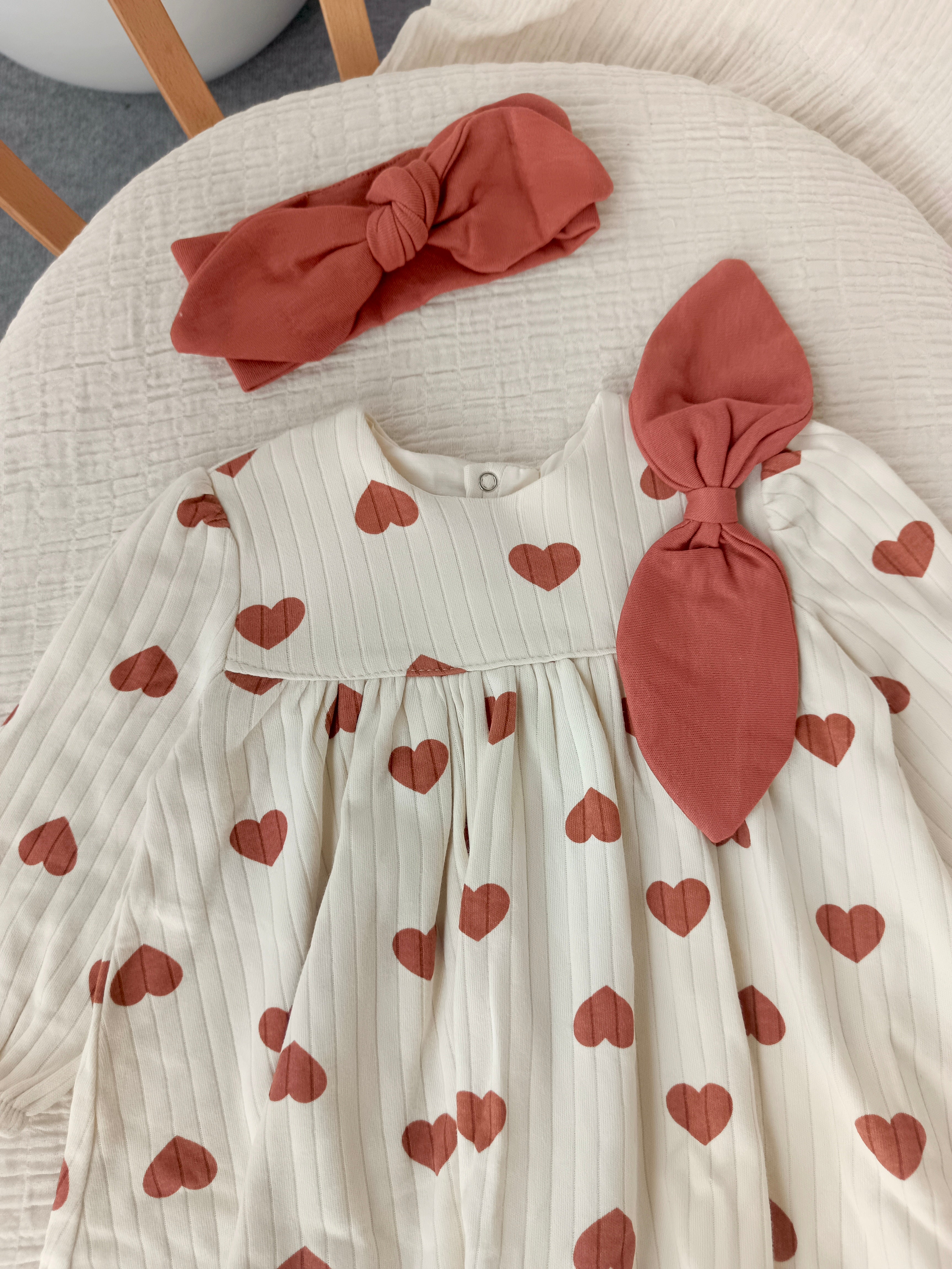 Büyük Kalpli Elbise Tarçın