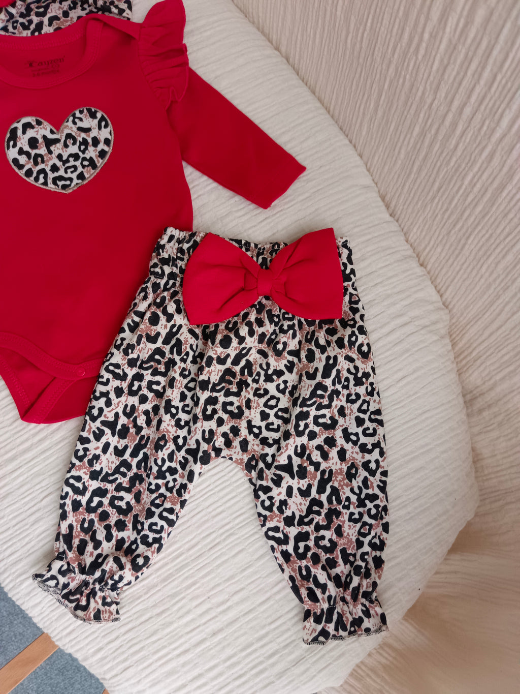 Hope Leoparlı 3'lü Takım Kırmızı