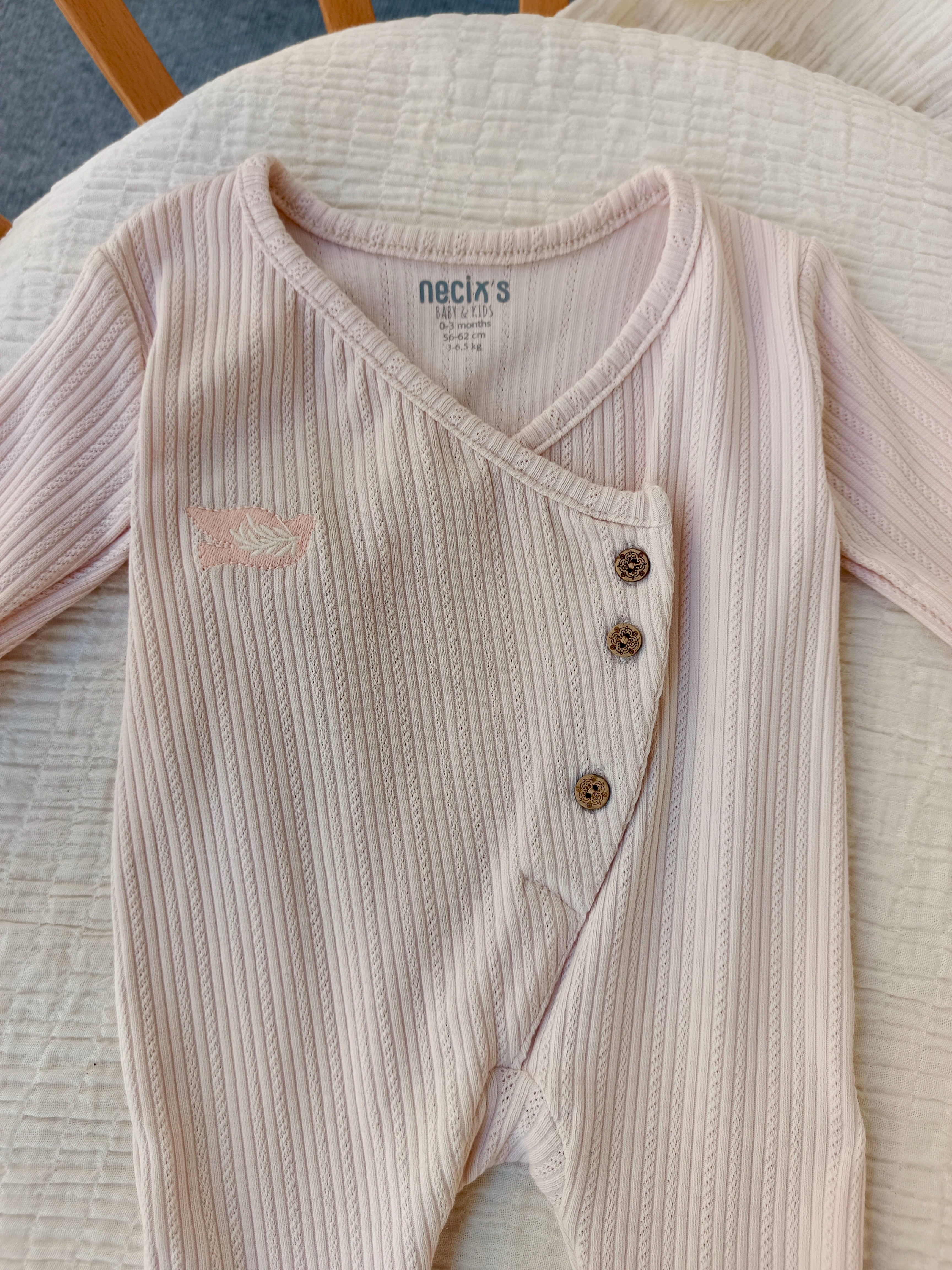 Maya Düğmeli Patikli Tulum Krem